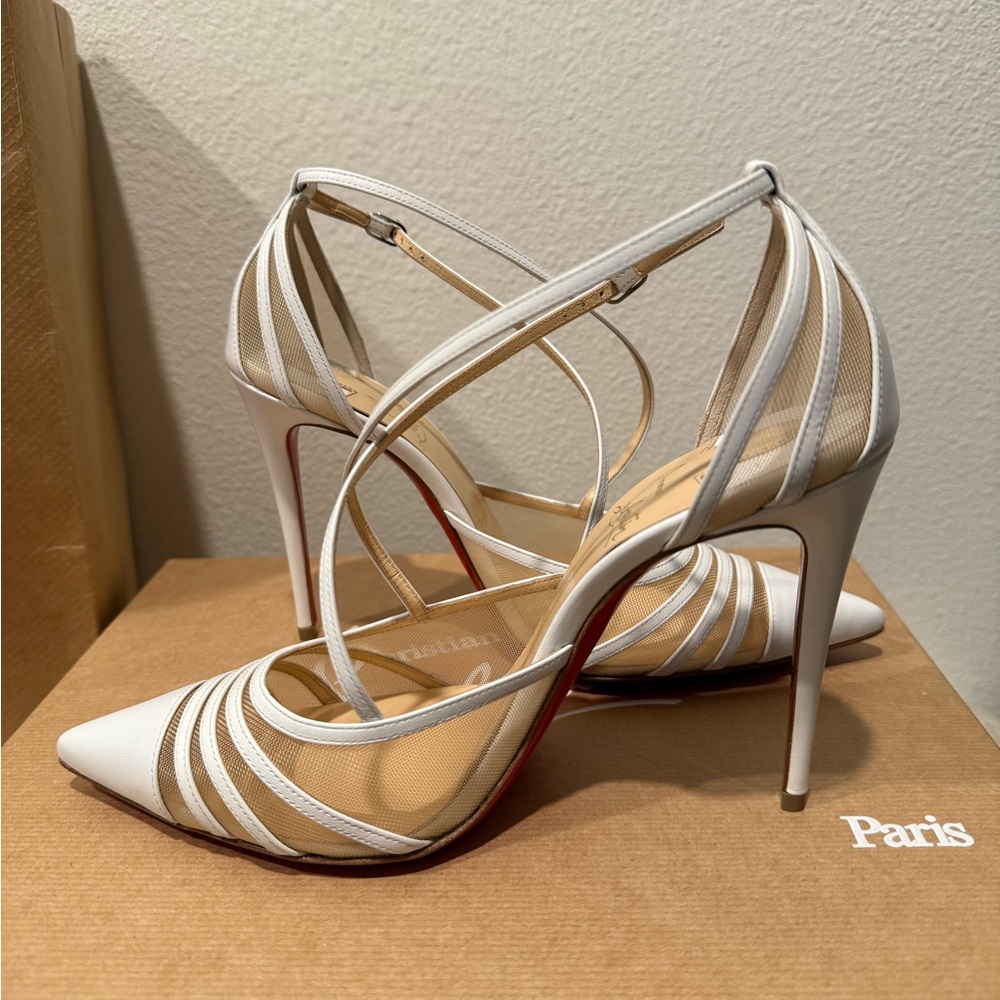 Christian Louboutin Theodorella (white) size 37
